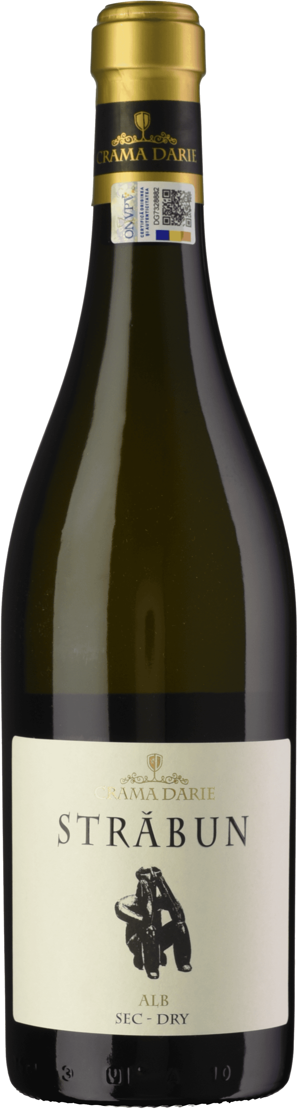 Sticlă de vin Străbun Alb 2024, Chardonnay, Fetească Regală, Muscat Ottonel, 2024